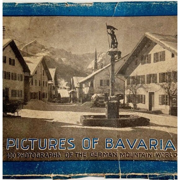 Pictures Of Bavaria 1914 Military WW1 Photograph Booklet For US Troops RARE HBS - Picture 1 of 9